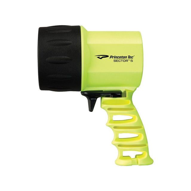 Lampe projecteur Princeton Tec Sector 5 à poignée pistolet étanche IPX8 jusqu'à 100 m