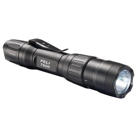 Lampe torche Peli 7600 LED rechargeable 1 080 lumens IPX8 avec modes rouge et vert