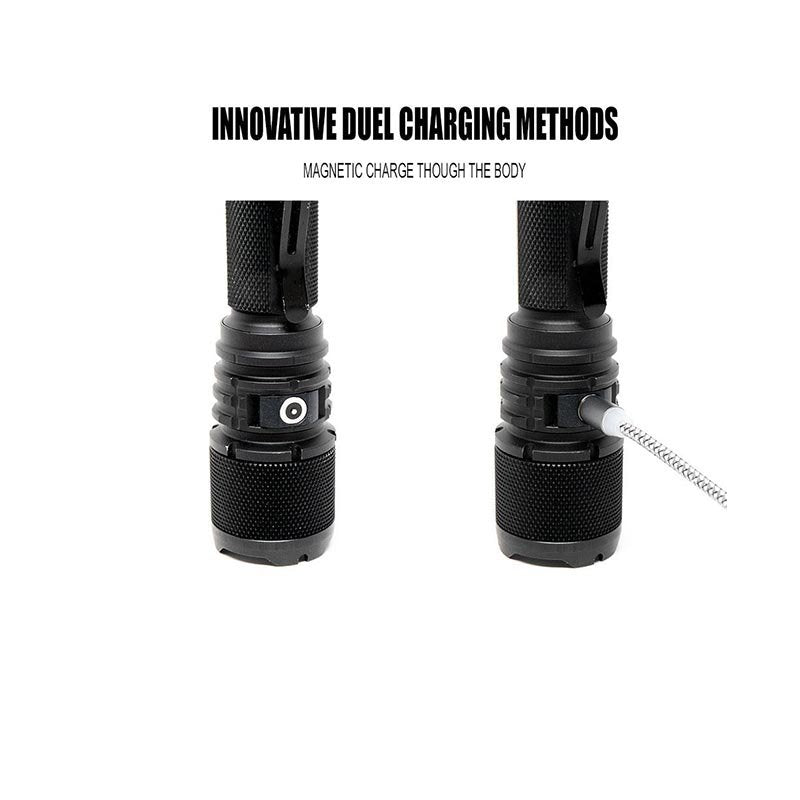 Lampe torche Powertac Warrior G4-FL 4 200 lumens faisceau large portée 214 mètres