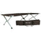 Lit picot type US Mil-Tec en aluminium 190 × 65 cm charge 120 kg avec sac de transport