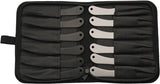Lot de 12 couteaux de lancer Rite Edge Rival monobloc 15 cm avec housse à glissière