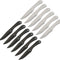 Lot de 12 couteaux de lancer Rite Edge Rival monobloc 15 cm avec housse à glissière