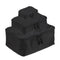 Lot de 3 pochettes de rangement Mil-Tec à couvercle mesh polyester PVC avec fixation MOLLE