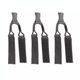 Lot de 3 rétentions Agilite Jump Retention Tabs à languette polymère pour placard