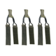 Lot de 3 rétentions Agilite Jump Retention Tabs à languette polymère pour placard