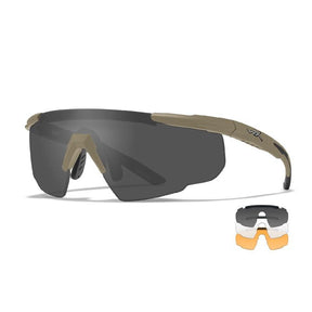 Lunettes balistiques Wiley X Saber Advanced kit 3 verres jour nuit contraste