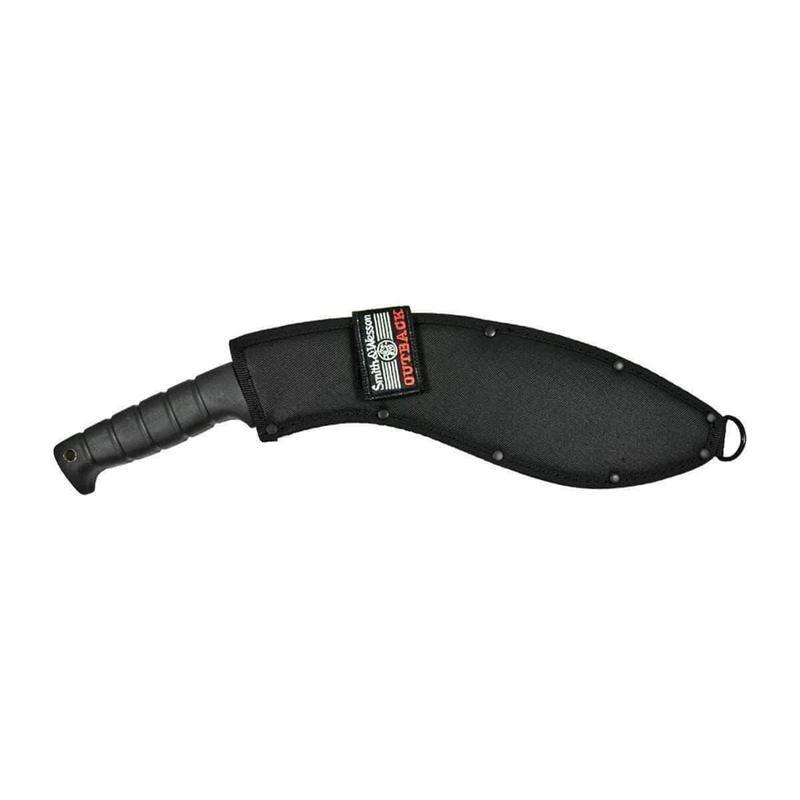 Machette Smith & Wesson Bush Hog kukri acier inoxydable lame 292 mm avec étui