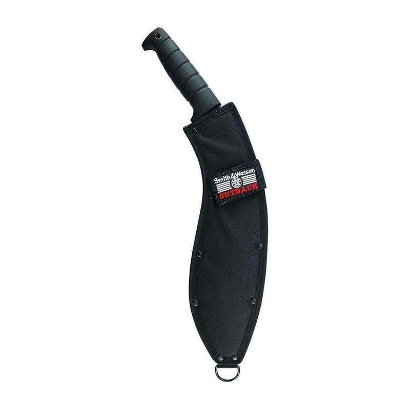 Machette Smith & Wesson Bush Hog kukri acier inoxydable lame 292 mm avec étui