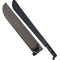 Machette-scie type US Mil-Tec en acier au carbone lame 45,5 cm avec fourreau rigide