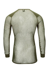 Maillot de corps résille manches longues Brynje Wool Thermo laine mérinos 125 g/m²