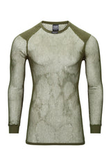 Maillot de corps résille manches longues Brynje Wool Thermo laine mérinos 125 g/m²