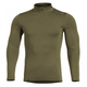 Maillot thermorégulateur Pentagon Pindos demi-fermeture envers micropolaire col montant