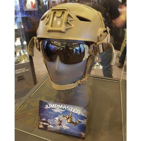 Masque balistique ESS Jumpmaster écran fumé VLT 15 % et bandeau réglable