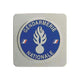 Médaille Gendarmerie GK Pro support carré zinc nickelé