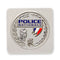 Médaille Police Nationale GK Pro support carré zinc nickelé