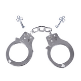 Menottes Mil-Tec Single Lock nickelées — formation et collection