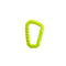 Mini mousqueton ASP Carabiner polymère haute visibilité, 6,35 cm pour 14 g