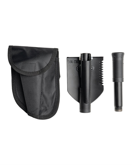 Mini pelle pliable Mil-Tec en acier au carbone démontable avec housse 560 g