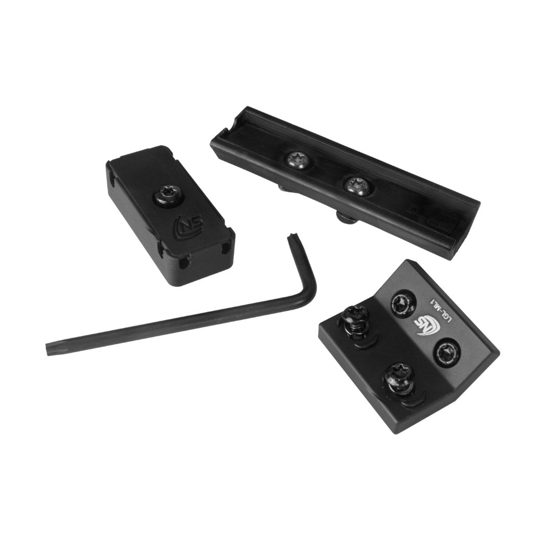 Montage lampe Nightstick LGL-ML2 kit M-LOK déporté à 45° en aluminium 6061-T6
