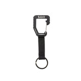 Mousqueton Hardpoint MK1 5.11 Tactical acier inoxydable porte-clés fermeture automatique