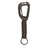 Mousqueton Mil-Tec porte-clés paracord 20,5 cm POM MOLLE (non certifié escalade)