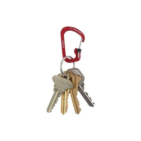 Mousqueton Nite Ize SlideLock aluminium à verrouillage charge 11 kg