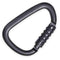 Mousqueton poire Petzl William à verrouillage automatique triple action, 27 kN