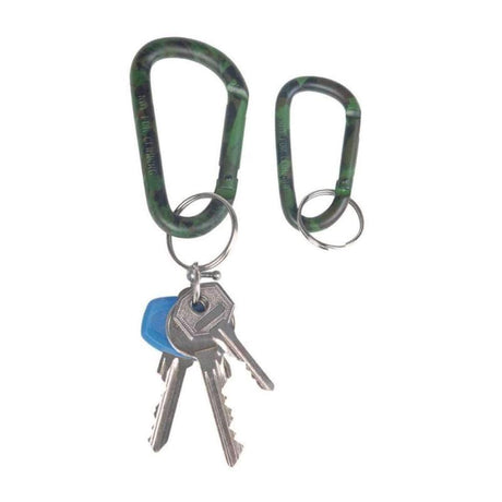 Mousqueton utilitaire Mil-Tec Mini aluminium 6 cm pour porte-clés (non certifié escalade ni secours)