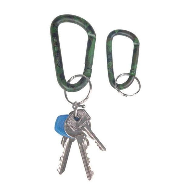 Mousqueton utilitaire Mil-Tec Mini aluminium 6 cm pour porte-clés (non certifié escalade ni secours)