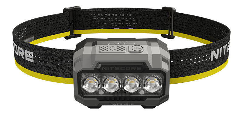 Lampe frontale Nitecore HA23 UHE 600 lumens portée 132 m étanche IP68