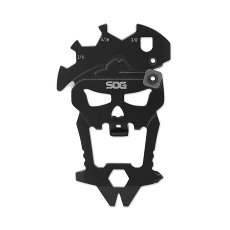 Outil multifonctions SOG MacV acier 3Cr13 format plat porte-clés
