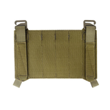 Panneau MOLLE Agilite à dos auto-agrippant 15,7 x 23,9 cm avec crochets en G