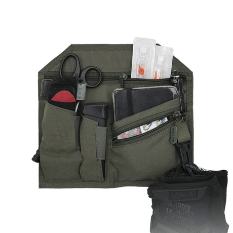 Panneau organisateur Agilite EDC 24,1 x 25,5 cm à dos auto-agrippant et porte-clés