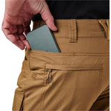 Pantalon Meridian 5.11 Tactical popeline extensible six poches et aérations à glissière