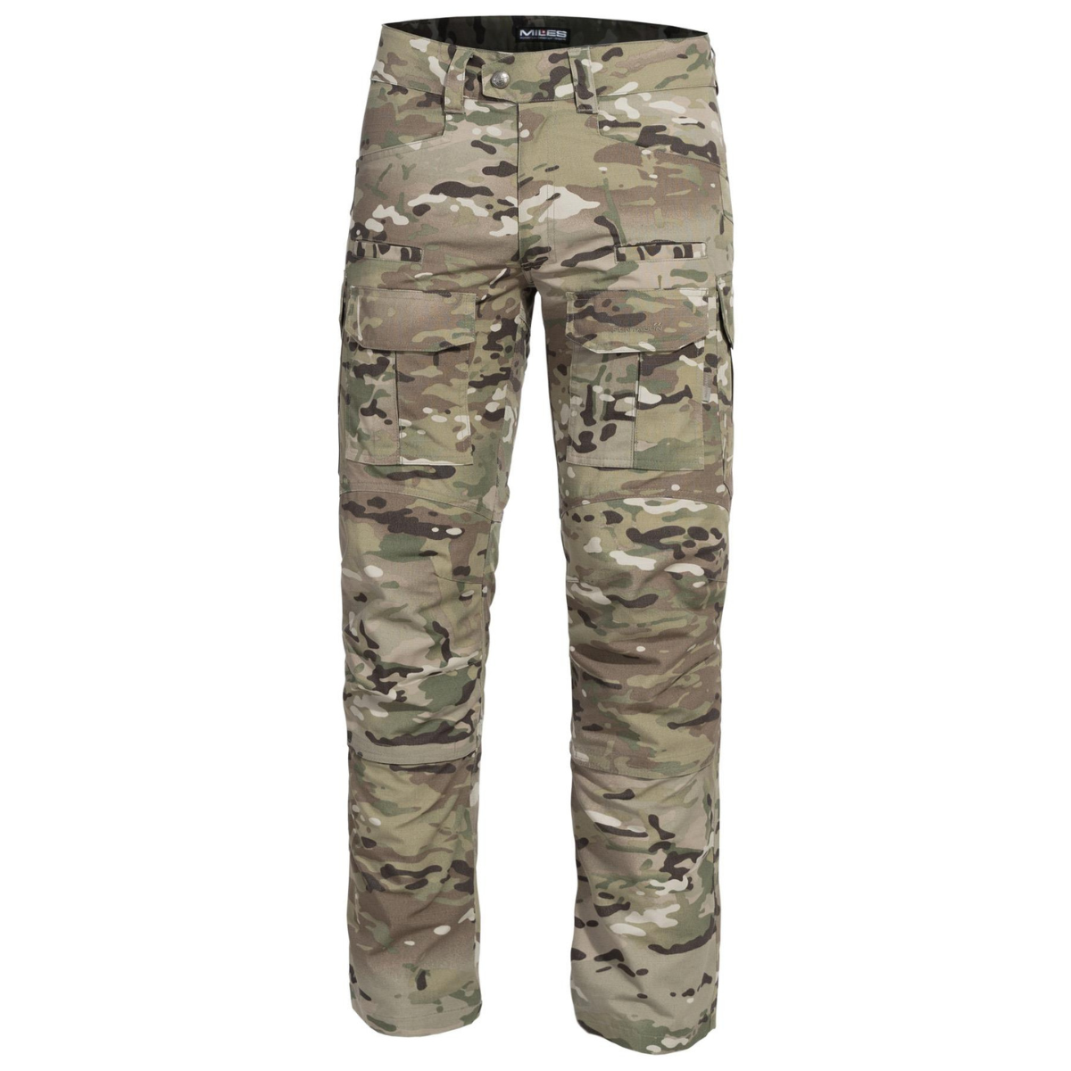 Pantalon de combat Pentagon Lycos en ripstop 215 g/m² déperlant à 10 poches et genouillères