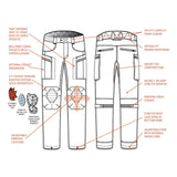 Pantalon d'intervention XTU 5.11 Tactical Cordura nylon extensible et genoux Ortholite