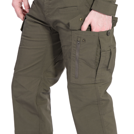 Pantalon tactique Pentagon Ranger 2.0 en toile extensible 65/35 genouillères intégrées 10 poches