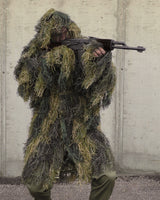 Parka Ghillie Mil-Tec Anti Fire Pro en polyester ignifugé avec sac de transport