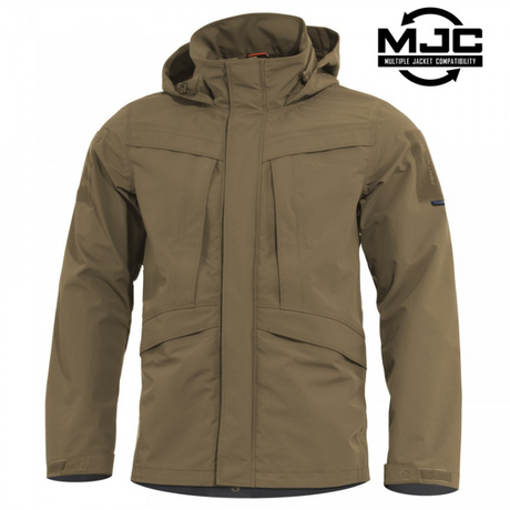 Parka de pluie Pentagon Hurricane membrane Ydor|Tec 10 000 mm coutures étanchées compatible doublure MJC