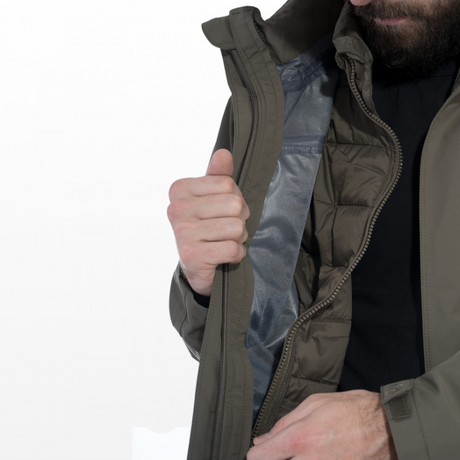 Parka de pluie Pentagon Hurricane membrane Ydor|Tec 10 000 mm coutures étanchées compatible doublure MJC