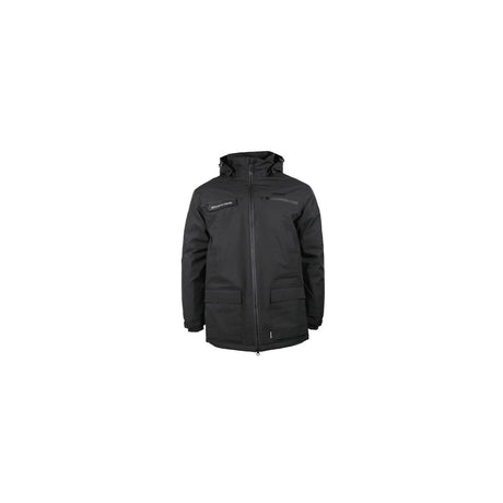 Parka de sécurité privée GK Safetek matelassée imperméable 3000 mm capuche amovible