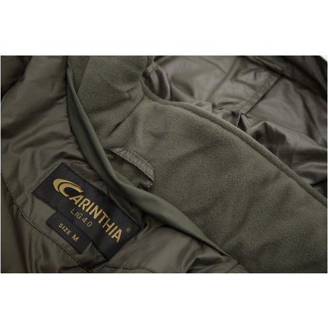 Parka isolante légère Carinthia LIG 4.0 G-LOFT, capuche intégrée, 540 g