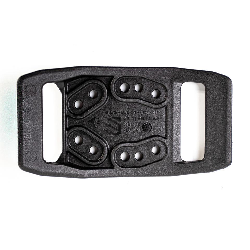 Passant de ceinturon Blackhawk T-Series™ 2-Slot à inclinaison réglable pour étuis injectés