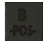 Patch groupe sanguin basse visibilité PVC
