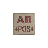 Patch groupe sanguin basse visibilité PVC