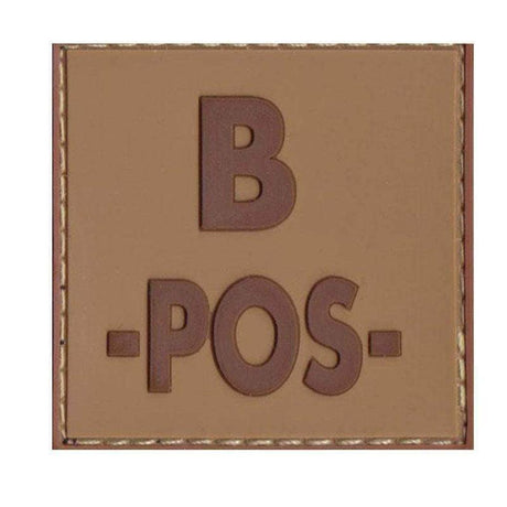 Patch groupe sanguin basse visibilité PVC