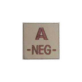 Patch groupe sanguin basse visibilité PVC