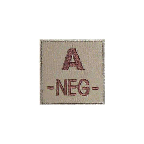 Patch groupe sanguin basse visibilité PVC