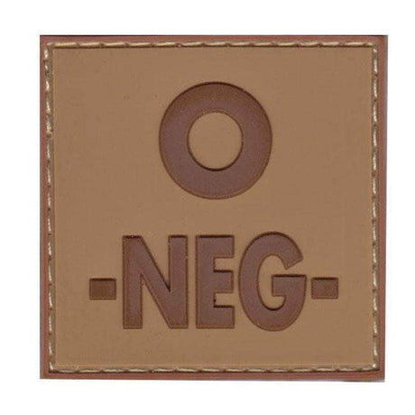 Patch groupe sanguin basse visibilité PVC