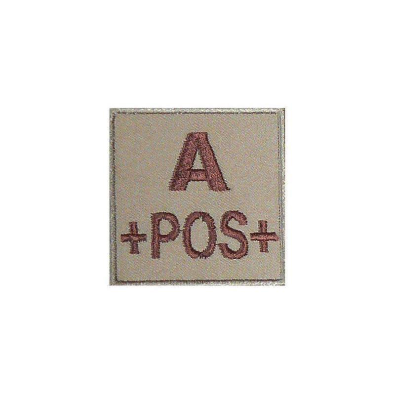 Patch groupe sanguin basse visibilité PVC
